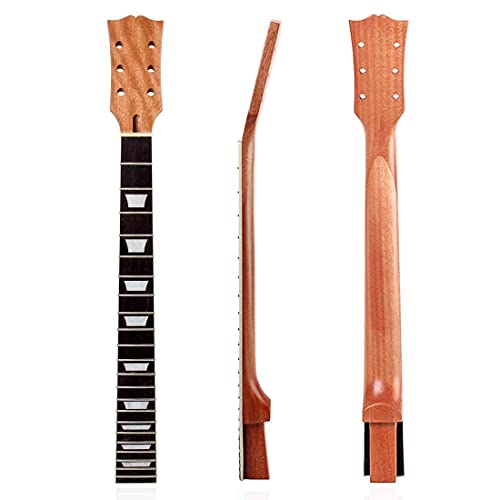 Alnicov 22 Frets Electric Guitar Neck Mahogany Body Rosewood Fretboard Trapezoid Inlays For Les Paul LP Guitars by Alnicov - Image 2