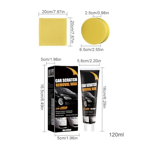 Kit de restauración de arañazos con paño microfibra y esponja para pulir 5