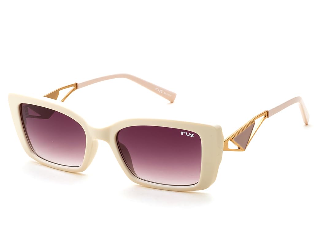 irus Women Rectangular sunglasses | 100% UV protection | Small Size | Grey Gradient Polycarbonate lens-picture-11