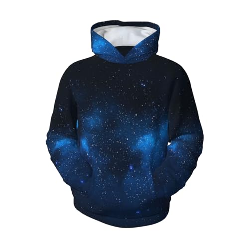Blue Starry Boy, Girls Sports Shirt Youth Pullover Fashion Hooded Sweatshirt4