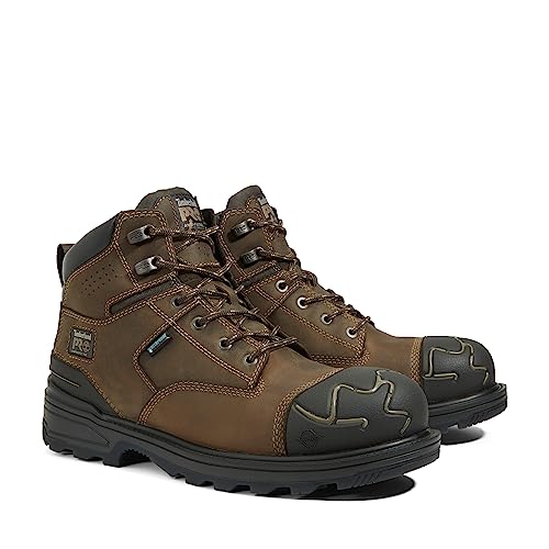 Timberland PRO Timberland PRO Men's Magnitude 6 Inch Composite Safety Toe Waterproof, Turkish Coffee, 7M
