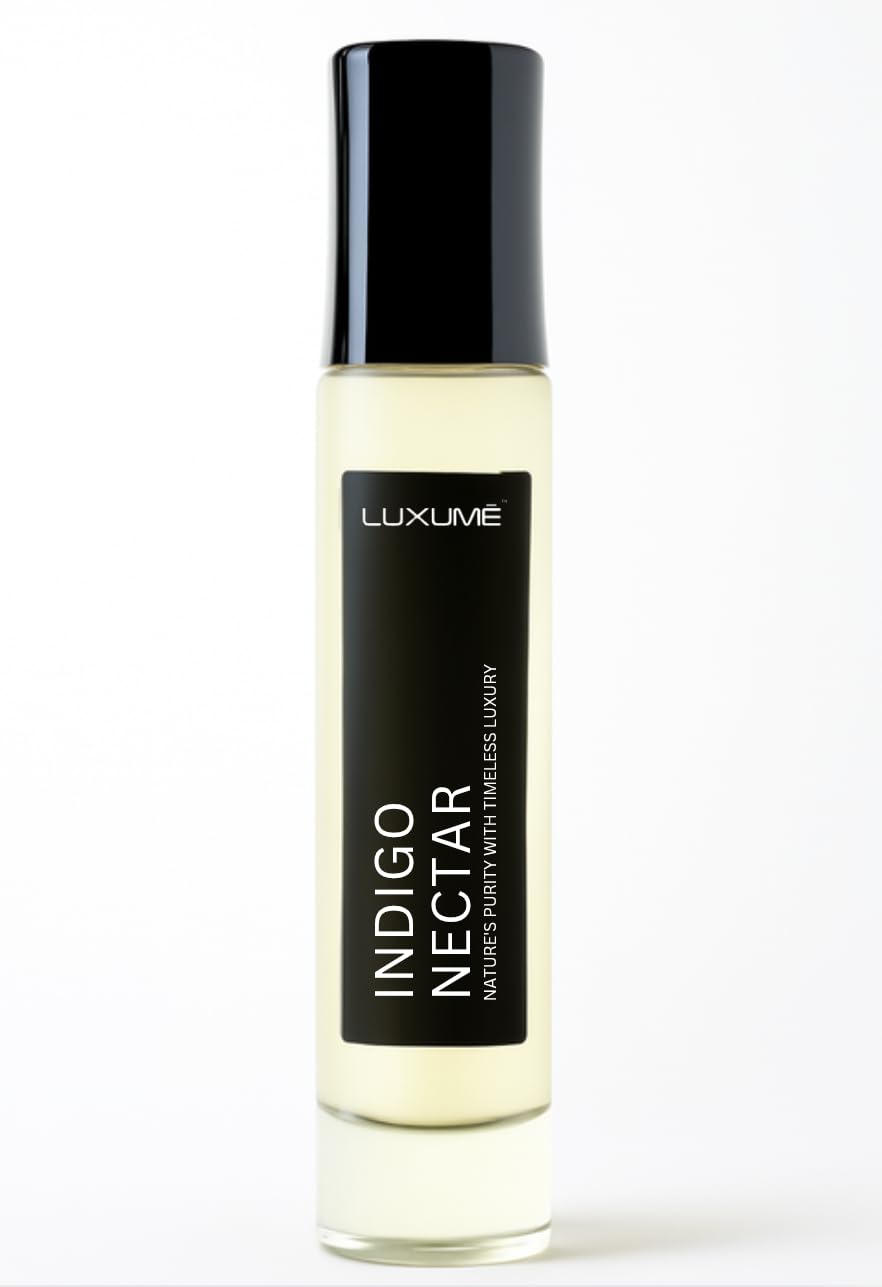 Indigo Nectar 19ml Travel Perfume for Men | Sweet Spicy Vanilla Fragrance | Long Lasting Extrait de Parfum | Pear, Mint, Cinnamon, Amber & Patchouli | Party & Date Night Perfume-image-2