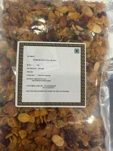 Image of NUTMART PREMIUM FRUIT AND NUT MUESLI FOR EATING || 1 KG.|| MORNING BREAKFAST|| SUPERFOOD|| POWERFULL BREAKFAST||