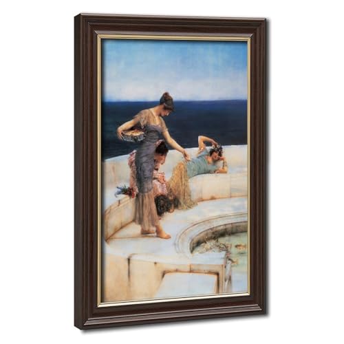 Poster Lawrence Alma Tadema impression sur toile décoration murale avec cadre à suspendre