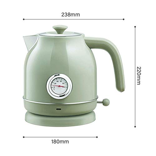Bouilloire électrique portable 1.7 litre acier inoxydable blanche 1800 W