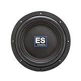 American Bass ES 1044 10 Inch Slim Cast Basket Dual 4 Ohm 1000 Watt Max 500 Watt RMS Power Subwoofer with PVC Gasket Ring and Rubber Surround