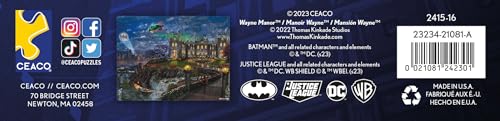 Ceaco 2415-16 Thomas Kinkade - Justice League - Wayne Manor - 500 Piece Jigsaw Puzzle thumb #6