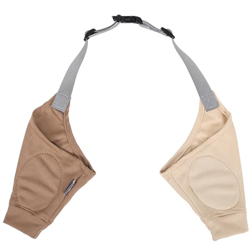 Image of Dog Elbow Protector - Dog Sleeves for Wounds Front Legs, Keep the Elbow Wound Clean, with Inner Padding to Protect the Elbow Joint, Cone Collar Alternative to Stop Licking Wounds (Beige Brown,XL)