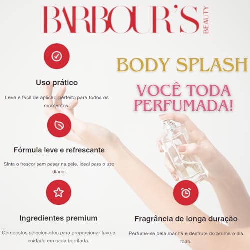 Body Splash Deo Colônia - La Vie - Barbour's Beauty - 200 Ml