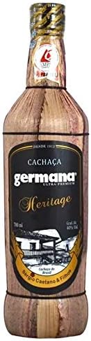 Cachaça Germana Heritage 10 Anos Palha 700ml