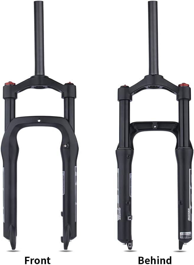 BOLANY Snow Beach Bike Suspension Fork 20 inch 4.0 Tire Fat Bicycle Air Front Fork Travel 135mm