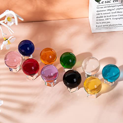 Longwin 40Mm(1.6 Inch) Solid Mini Fengshui Crystal Ball Healing Crystals(Purple) #TOP5