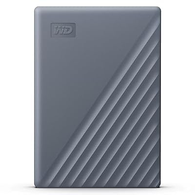 WD 5To My Passport Disque Dur Externe Portable, Fonctionne avec appareils USB-C et USB-A, Sauvegarde et protection par mot de passe, USB 3.2 Gen 1,