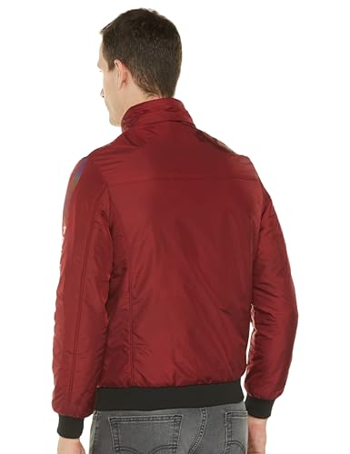 Image of Qube By Fort Collins Men's Polyester Standard Length Regular Fit Lightweight Winter Jacket - Sporty, Stylish & Warm Outerwear for Cold Weather