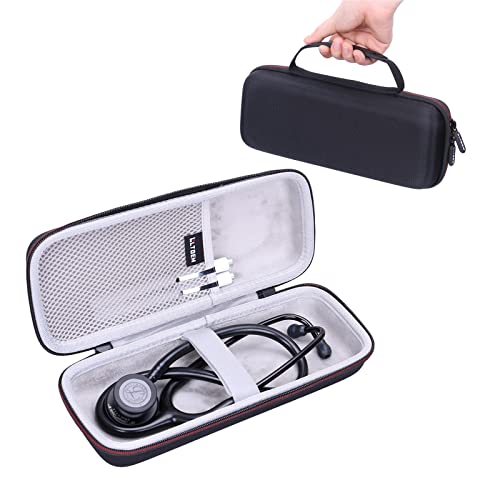 Stethoscope Case - LTGEM Hard Case for 3M Littmann Classic III Monitoring, MDF Acoustica Deluxe Lightweight Dual Head…