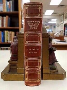 Hardcover The Complete Poetic and Dramatic Works of Robert Browning 1895 Fine Binding Book