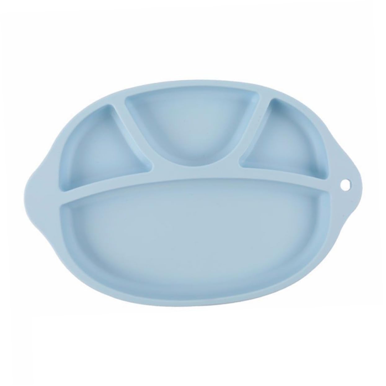 Yardwe Food Grade Silicone Partition Tray Drop Dinner Dish Holder for Separate Plate Easy to Clean Dishwasher Safe Safe