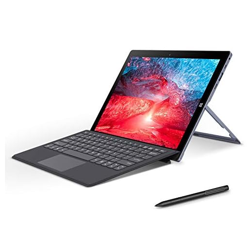 CHUWI UBook-surfplatta med tangentbord och H6-penna, 11,6 tums IPS pekskärm Windows 10 surfplatta PC 2 i 1, Intel Gemini-Lake N4100 Quad-Cores, 8 GB RAM 256 GB SSD, BT5.0, Dual Band Wi-Fi, Type-C, USB3.0