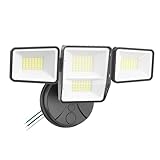 omibee 70W 7000LM LED Flood Lights Outdoor, Switch Controlled Security Lights with 4 Heads, Adjustable Heads, 6500K Daylight IP65 Waterproof Outside Wall Light for Backyard, Yard, Garage, Patio