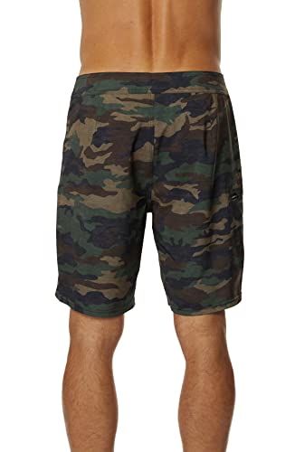 O'NEILL Men's 19 Inch Camo Boardshorts - Water Resistant Swim Trunks for Men with Quick Dry Stretch Fabric and Pockets3