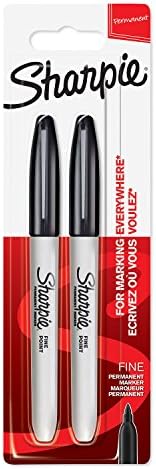 Sharpie Fine Point Permanent Marker - Black (Pack of 2)