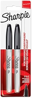 Sharpie Fine Point Permanent Marker - Black (Pack of 2)