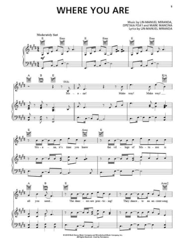 Moana: Music from the Motion Picture Soundtrack: Piano-Vocal-Guitar – vue 4