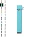 DSC-Mart Texture Case for JUUL, Anti-Slip Silicone Skin Cover Sleeve Wrap Gel Fits JUUL Pen (Teal)