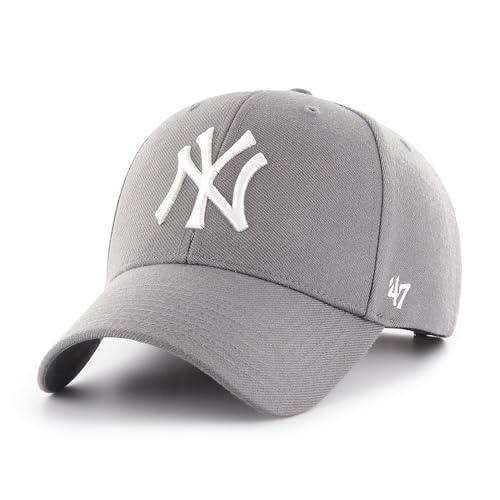 Gorra Snapback Curvada York Yankees Gris Oscuro 47 miniatura 1