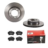 LIEFERUMFANG: BREMBO BREMSSCHEIBEN COATED Ø298mm + BREMSBELÄGE VORNE FÜR PORSCHE BOXSTER 986
