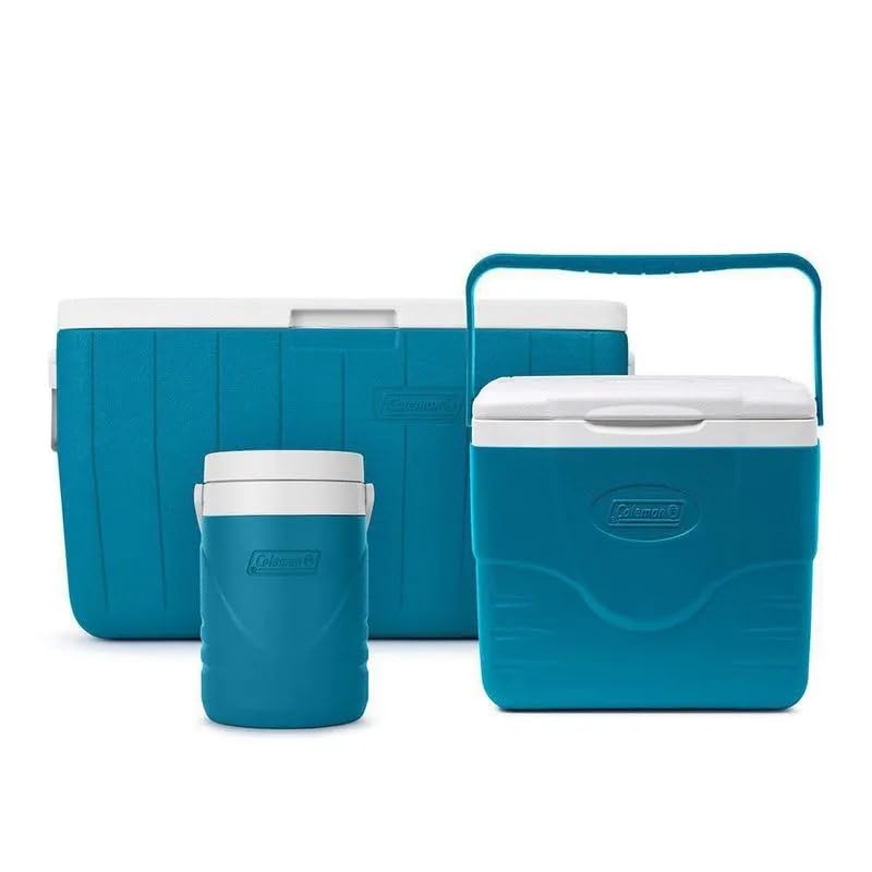 Hieleras, Outdoors Coleman 2199113 Combo De Hieleras 45 L, 8.5 L Y 3.8 L, Azul