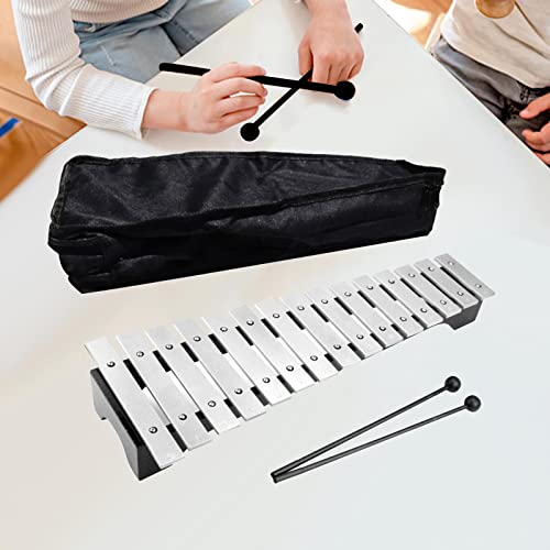 Vaveren Xilofone Profissional de 15 Escalas com Bolsa de Transporte E Malhos para Jogadores