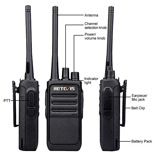 image for Retevis RT17 2 Way Radios Walkie Talkie Long Range,Two Way Radio with 