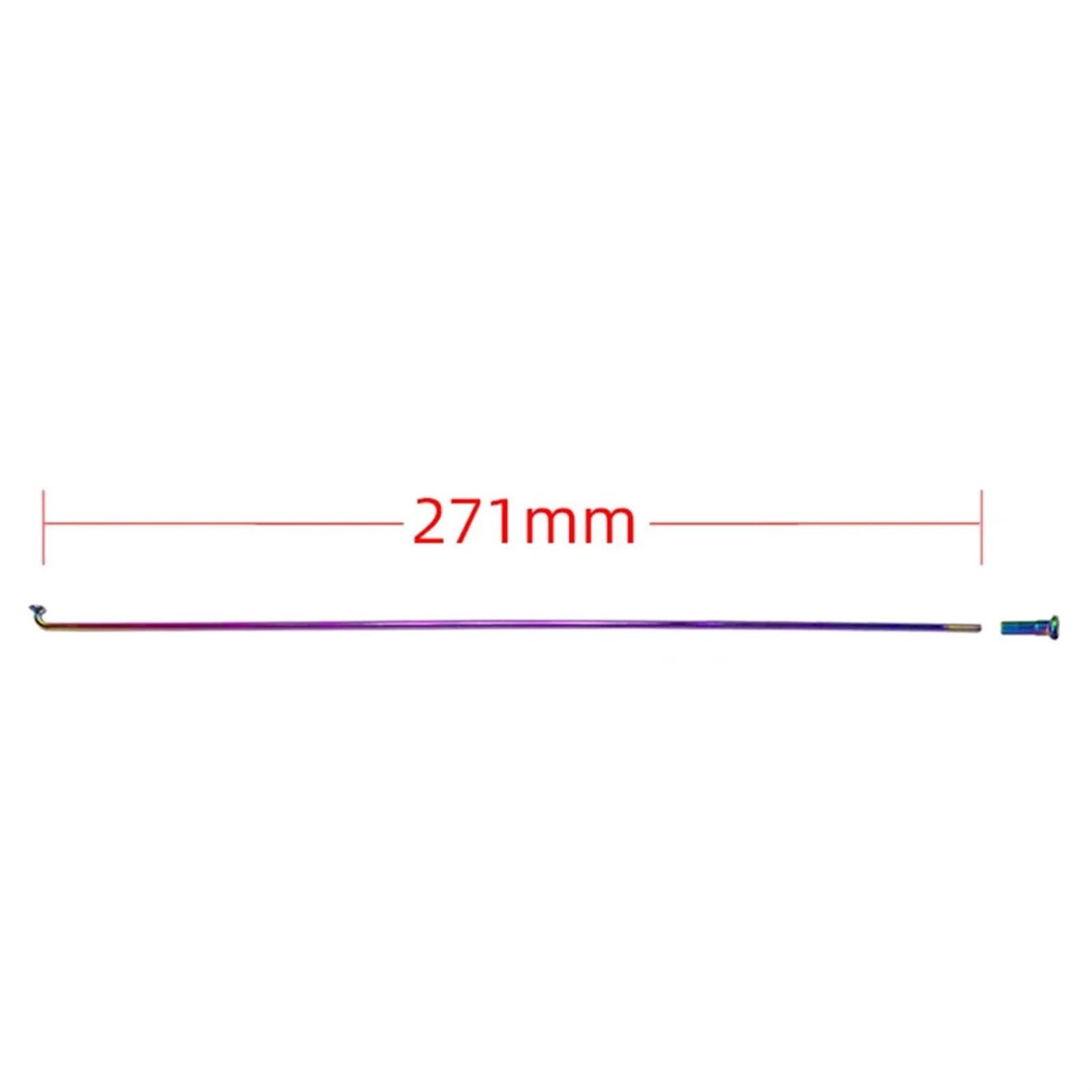 36pcs Raggi Della Bici Con Nippli Bici Da Strada In Lega di Alluminio 14 Calibro Arcobaleno Raggio Ricambio Fit Per Accessori Della Bicicletta