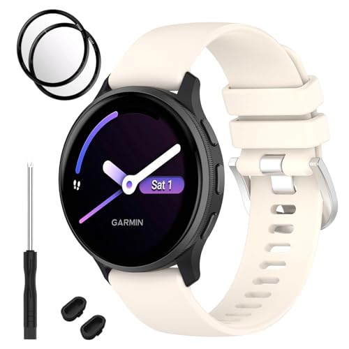 Correas compatibles para Garmin Vívoactive 6 silicona suave miniatura 1