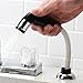 Plumb Craft Black Kitchen Sink Sprayer with Hose Attachment 7635100T, Water Hose and Kitchen Sink Sprayer Replacement, Thumb-triggered Head, Versatile Sink Accessory for Home Improvement