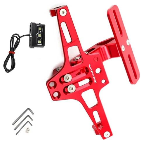 �o�C�N���i �ɓK������z���_ VFR750 VFR 750 �I�[�g�o�C�p ���߉\�ȃi���o�[�v���[�g�}�E���g�z���_�[�u���P�b�g(Red)