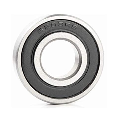 Basic Cellphone Cases CHENZHANMAOYI 1 STÜCK 6203RS Tiefnutkugellager 6203-Rs 17x40x12mm Cuscinetti a sfera Cover