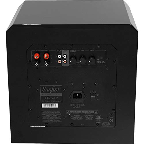 Caisson de basse Sunfire HRS12 noir actif de 1000W pour votre salon - 3