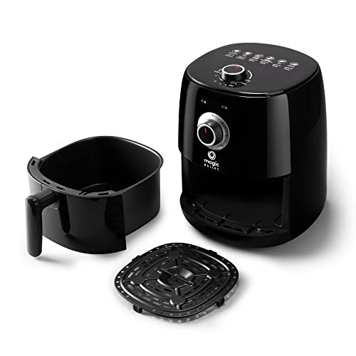 NutriBullet friggitrice ad aria, Friggitrice senza Olio, friggitrice ad aria calda, air fryer, potenza 1300 W, capacità da 2.5l, Nera, MBA021B - Immagine 1