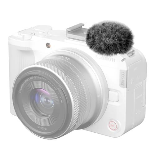 SmallRig R50 V�p Canon�ɑΉ��t�@�[���[�E�B���h�X�N���[���L�b�g (2����) �R�[���h�V���[�A�_�v�^�[ �E�B���h�}�t �m�C�Y�ጸ�@�\ �O���[�ƃz���C�g�� ���C�g�}�C�N�A�^�b�`�����g�p 5434