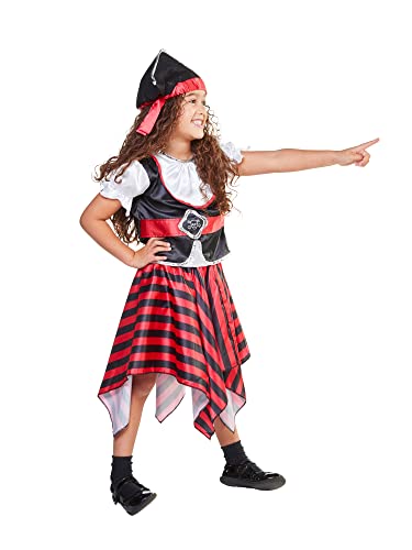 Disfraz pirata para niña 7-8 años miniatura 2