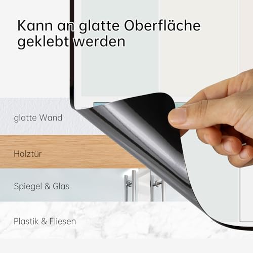 MCCORL Whiteboard Wochenplaner abwischbar Selbstklebend für die Wand, Glas und Holz(jede glatte Oberfläche) perfect as Famiien Haushaltsplaner, Essenplaner, Putzplaner oder To Do Liste 42×28cm
