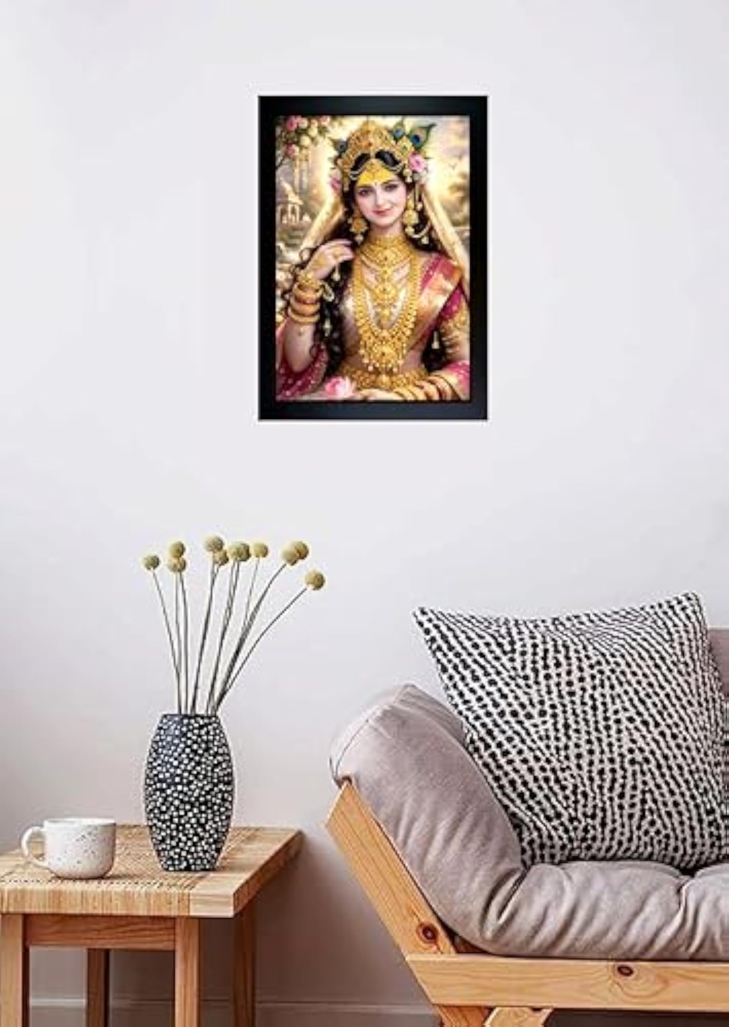 CrowdHall Radha Rani Ji Photo Frame