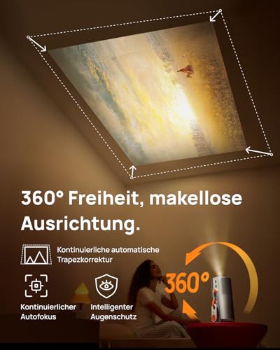 XGIMI MoGo 4 Outdoor Beamer Set mit PowerBase-Ständer, 5h Laufzeit – Ansicht 5