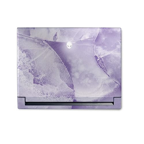 Image of MightySkins Skin Compatible with Alienware M18 R1 (2023) Full Wrap Kit - Round Amethyst | Protective, Durable, and Unique Vinyl Decal wrap Cover | Easy to Apply & Change Styles | Made in The USA