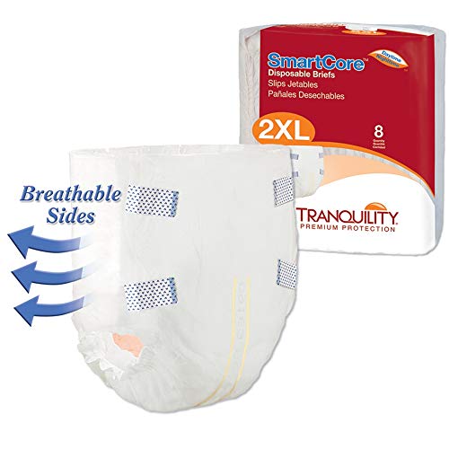 Tranquility SmartCore Disposable Briefs - CASE/32 (2XL (60" - 80"))