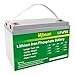 Produktbild LifePo4 Batterie 12V 100Ah Deep Cycles 1280WH mit BMS für Trolling Motor Solar Wohnmobil Haushaltsgeräte Marine Golfwagen Netzteil Notbeleuchtung