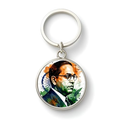 Image of MG | Protective Evil Eye /Spiritual Symbols /Om /Motivational Keychains | Double-Sided Metal Key Ring | Good Luck and devine Charm for Car, Bike, Home & Office