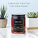 Craft & Kin Christmas Scented Candles for Men | Premium Wood Candle | All-Natural Scent for Home | Long Lasting Holiday Candles with 45 Hour Burn Time, 8oz
